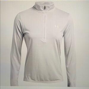 Under Armour White Quarter-Zip Pullover
